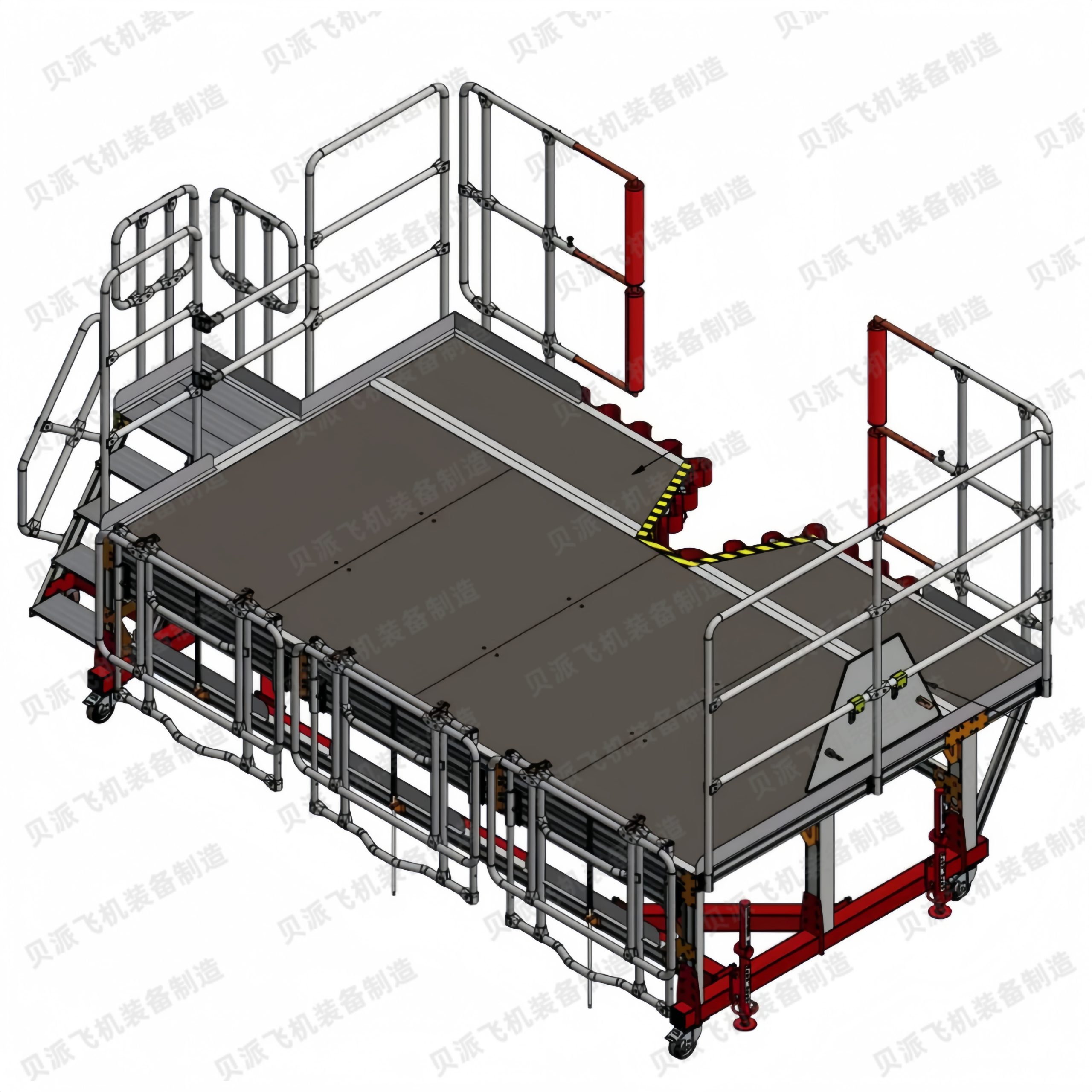 发动机位置工作梯